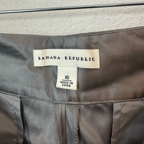 Vintage Y2K Banana Republic Silk Cargo Tie Ankle Pants - Picture 2 of 11